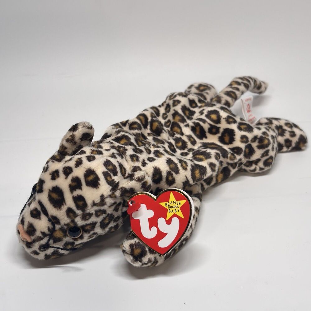 Ty Beanie Baby Freckles the Leopard 1996 Vintage Plush Retired Style 4066 Tags